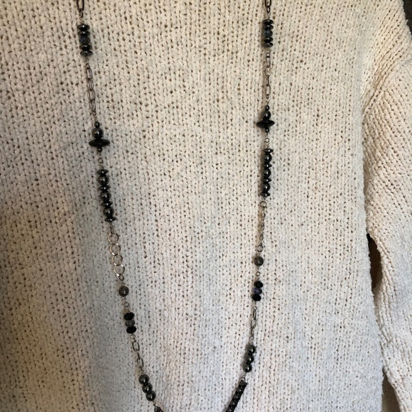 Mixed Bead and Chain Necklace #12 - Picture 5 of 7